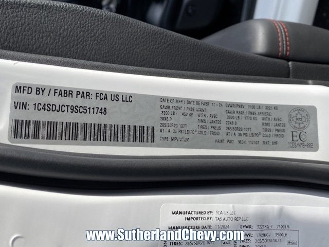 2025 Dodge Durango R/T