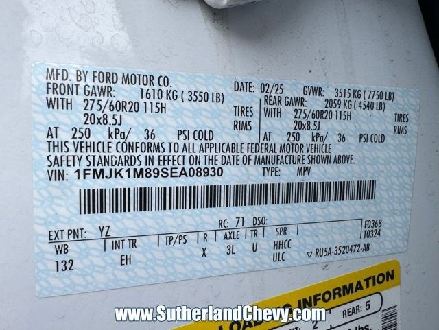 2025 Ford Expedition Max Platinum