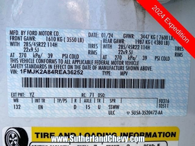 2024 Ford Expedition Max Limited