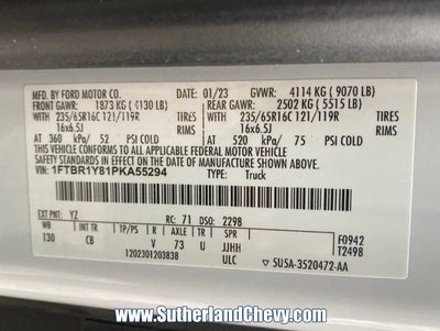 2023 Ford Transit Cargo Van T250