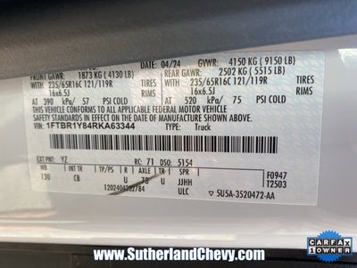 2024 Ford Transit Cargo Van T250