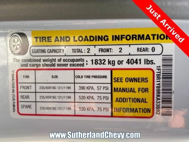 2024 Ford Transit Cargo Van T250