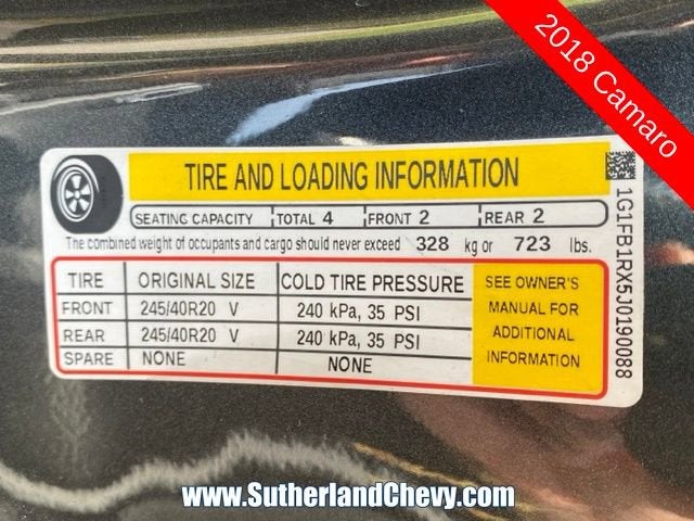 2018 Chevrolet Camaro 1LT