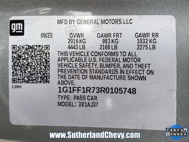 2024 Chevrolet Camaro LT1