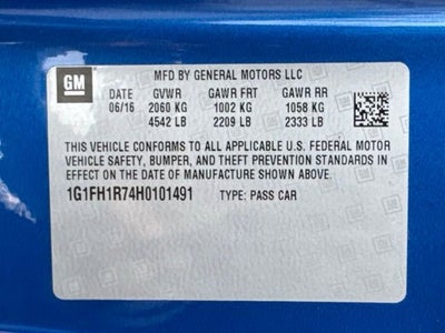 2017 Chevrolet Camaro 2SS