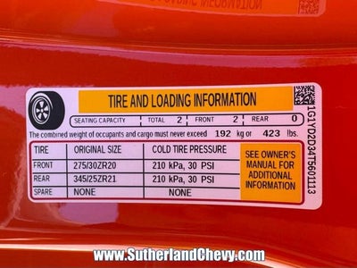 2026 Chevrolet Corvette Z06 1LZ