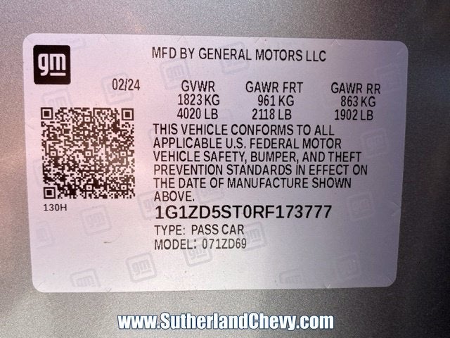 2024 Chevrolet Malibu 1LT