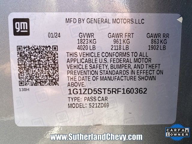 2024 Chevrolet Malibu 1LT