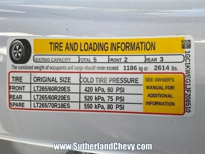 2018 Chevrolet Silverado 2500 HD LTZ