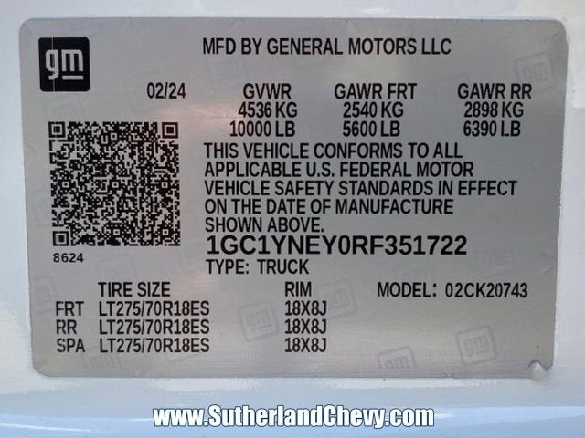 2024 Chevrolet Silverado 2500 HD LT
