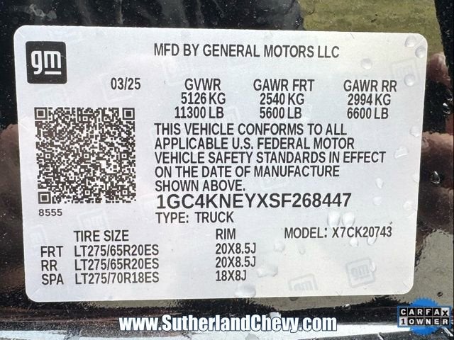 2025 Chevrolet Silverado 2500 HD LT