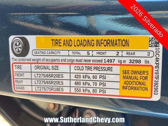2026 Chevrolet Silverado 2500 HD LTZ