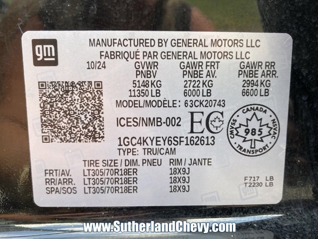 2025 Chevrolet Silverado 2500 HD ZR2