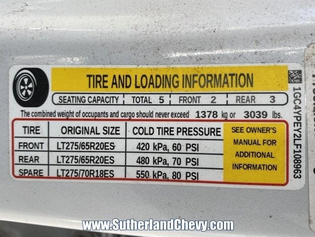 2020 Chevrolet Silverado 2500 HD LTZ