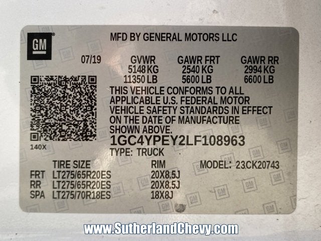 2020 Chevrolet Silverado 2500 HD LTZ