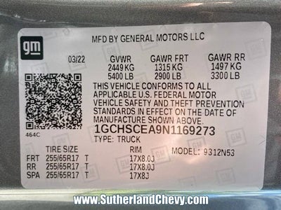 2022 Chevrolet Colorado LT