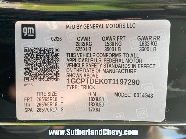 2026 Chevrolet Colorado Z71