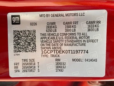 2026 Chevrolet Colorado Z71