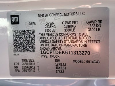 2026 Chevrolet Colorado Z71