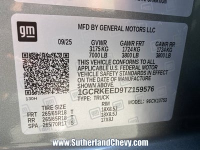 2026 Chevrolet Silverado 1500 RST