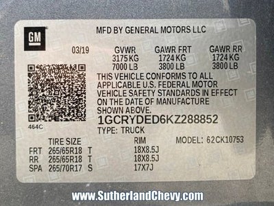 2019 Chevrolet Silverado 1500 LT