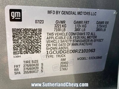 2024 Chevrolet Silverado 1500 LTZ
