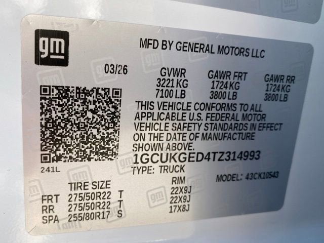 2026 Chevrolet Silverado 1500 LTZ