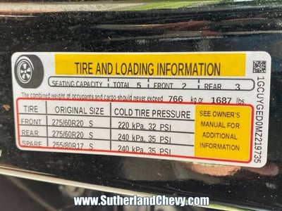 2021 Chevrolet Silverado 1500 LTZ
