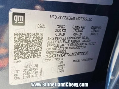 2021 Chevrolet Silverado 1500 LTZ