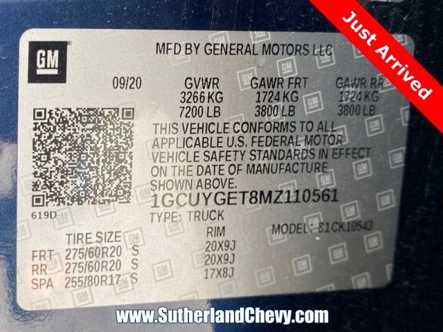 2021 Chevrolet Silverado 1500 LTZ