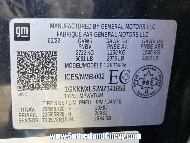 2022 GMC Acadia Denali