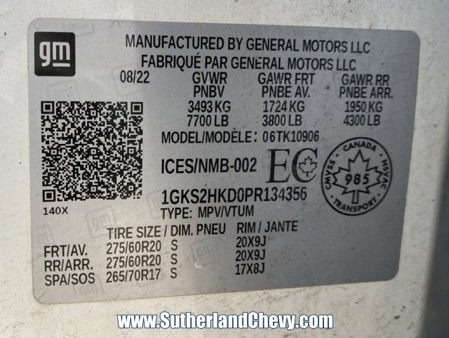 2023 GMC Yukon XL AT4