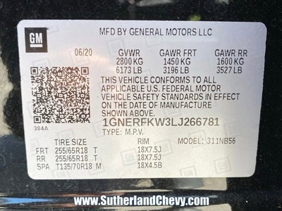 2020 Chevrolet Traverse LS