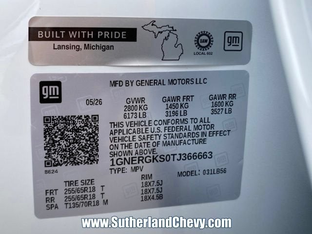 2026 Chevrolet Traverse LT