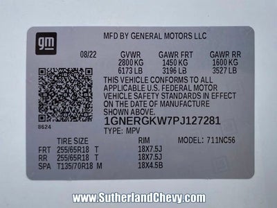 2023 Chevrolet Traverse LT Cloth