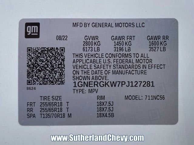2023 Chevrolet Traverse LT Cloth