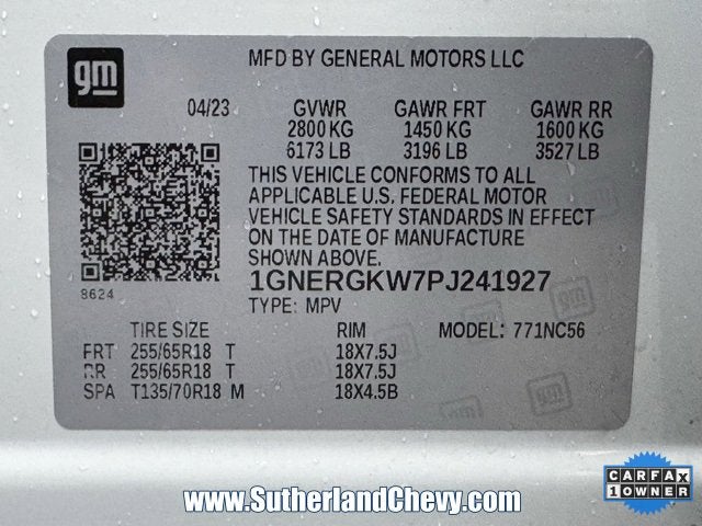 2023 Chevrolet Traverse LT Cloth