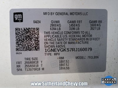 2024 Chevrolet Traverse LT