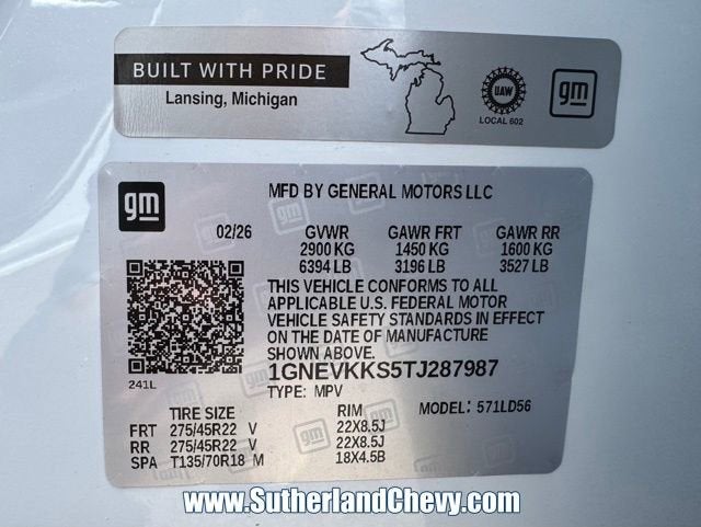 2026 Chevrolet Traverse High Country