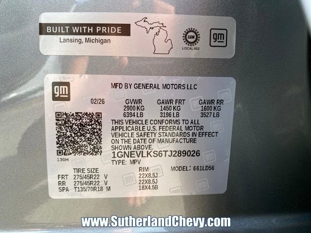 2026 Chevrolet Traverse RS