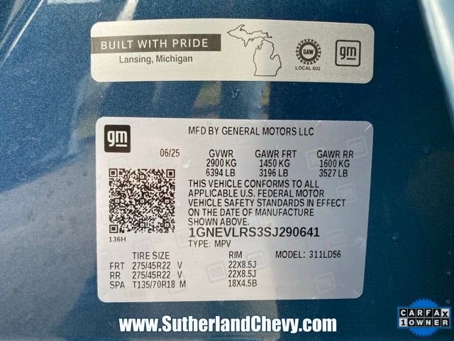 2025 Chevrolet Traverse RS