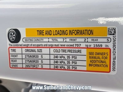 2026 Chevrolet Suburban Z71