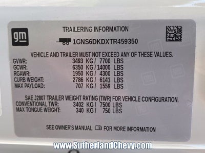 2026 Chevrolet Suburban Z71