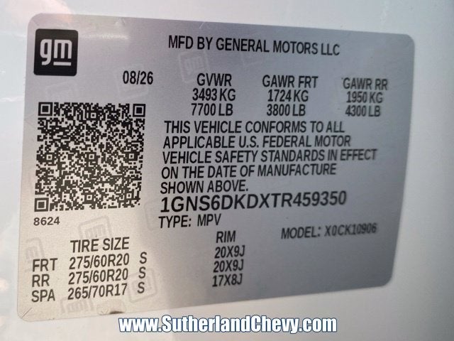 2026 Chevrolet Suburban Z71