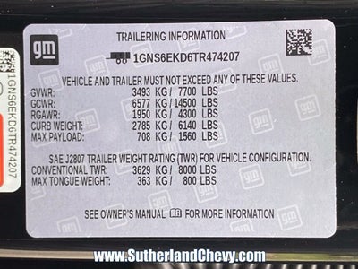 2026 Chevrolet Suburban RST