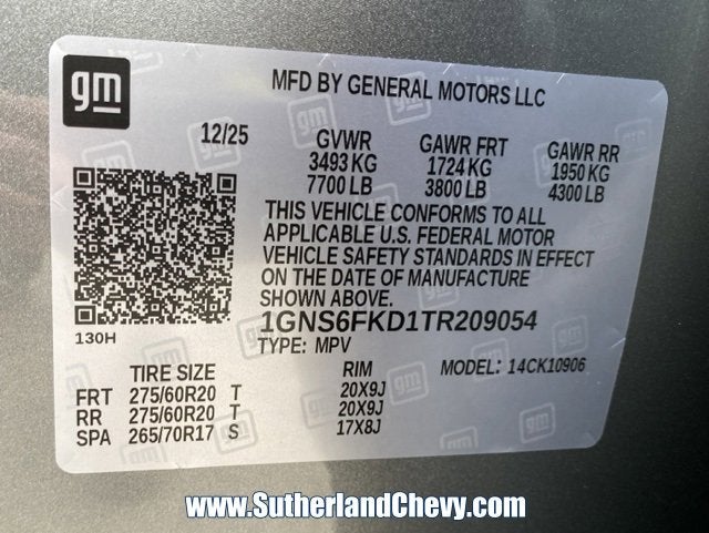 2026 Chevrolet Suburban Premier