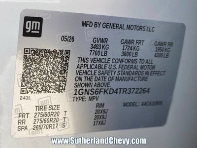 2026 Chevrolet Suburban Premier