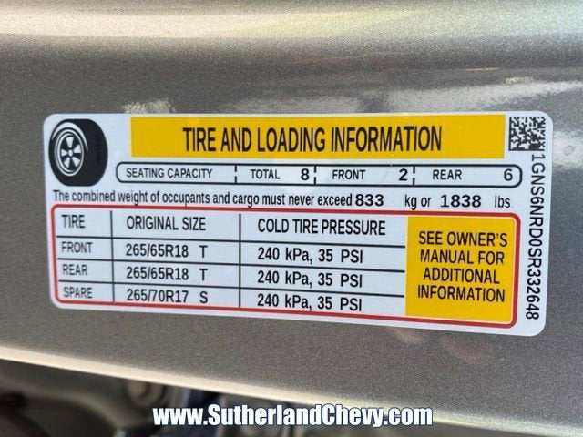 2025 Chevrolet Tahoe LT