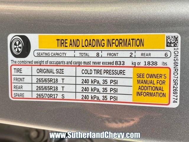 2025 Chevrolet Tahoe LT