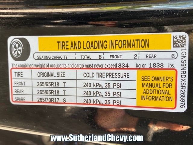 2025 Chevrolet Tahoe LT